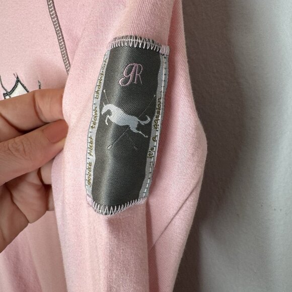 Goode rider Youth Girls Champion Polo Long Sleeve Shirt 12 Pink Equestrian - Picture 6 of 11